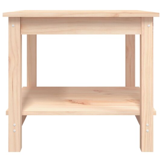 vidaXL Salongbord 50x50x45 cm heltre furu