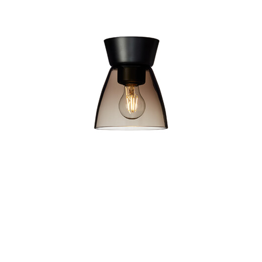 Belid Bizzo taklampe E27 - Matt Svart/Røykfarget Belid Bizzo taklampe E27 - Matt Svart/Røykfarget