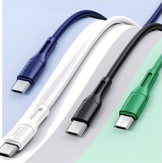 Usb-Kabel Usams Usb-A Til Microusb 1 M Hvit Sj502usb02
