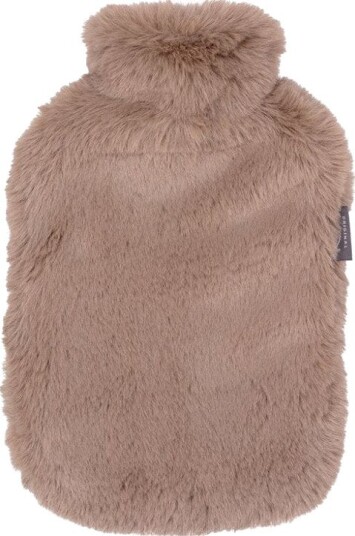 Fashy varmeflaske brun pels 2 L