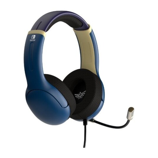 PDP NINTENDO SWITCH AIRLITE KABLET GAMING HEADSET HYRULE BLUE