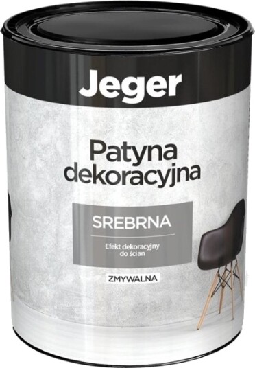 Jeger Dekormaling Patine Sølv 0,75l