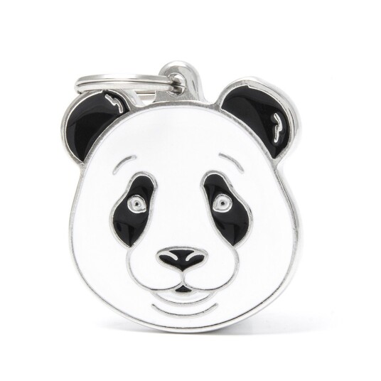 Myfamily Panda Hundehalsbånd med Wild ID-merke Myfamily Panda Hundehalsbånd med Wild ID-merke