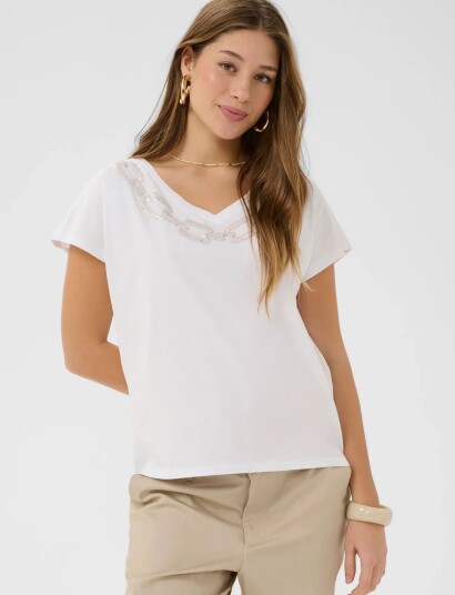 Cream Crnibia Tshirt White S Cream Crnibia Tshirt White S