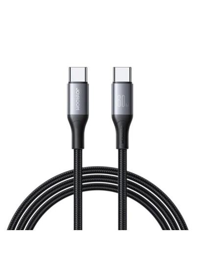 Joyroom S A28 Flash USB C to USB C 60W 1m Black S A28_CCB