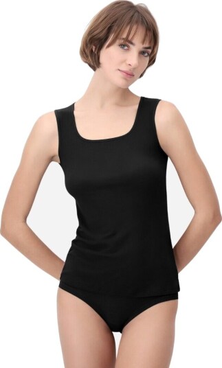 Orublu Oroblu perfect line cashmere tank top XS sort dame Orublu Oroblu perfect line cashmere tank top XS sort dame
