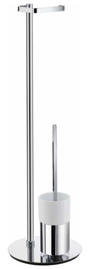 Smedbo Fk312p Toalettpapirholder/børste Krom Smedbo Fk312p Toalettpapirholder/børste Krom