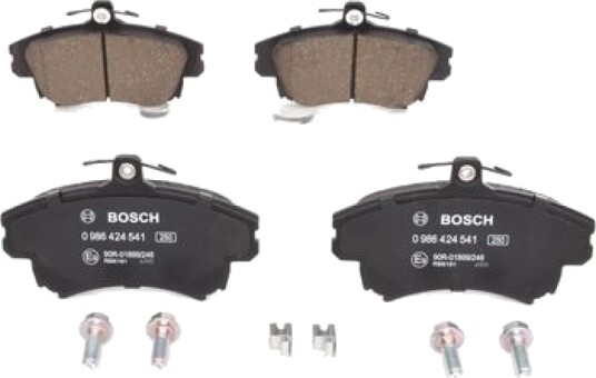 Bremseklosser sett BOSCH 0 986 424 541 Bremseklosser sett BOSCH 0 986 424 541
