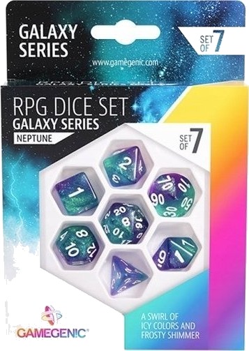 Gamegenic Galaxy Series Rpg Terningesett Neptune