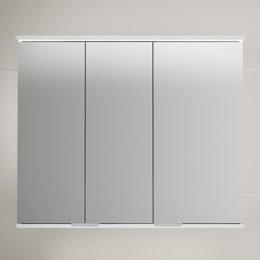 Linn Bad Hilde Speilskap med Overlys og Stikk Hvit Matt / 100cm