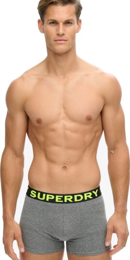 Superdry Boxer Triple Pack Grey M Superdry Boxer Triple Pack Grey M