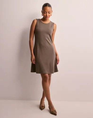 JDY Brun Jdyalanis S/L Mini Dress Jrs Exp
