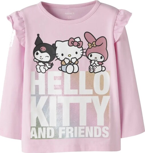 Name It Nmfjana Hellok Ls Nreg Top Sky Pink 104