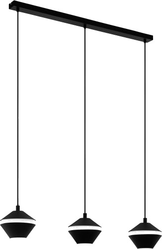 Eglo Perpigo Langbord Gu10 3X400lm Sort Eglo Perpigo Langbord Gu10 3X400lm Sort