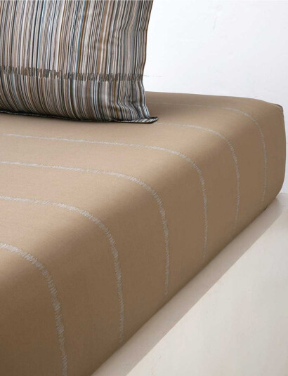 Boss Home Straw Fitted Sheet - Beige - 200X140CM