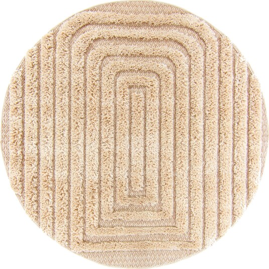 Runde tepper Torres beige Størrelse: Ø 160 cm Runde tepper Torres beige Størrelse: Ø 160 cm
