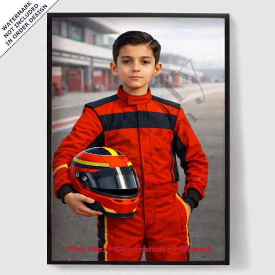 Namly Design Personalisert Plakat F1 Førerportrett AI Plakat POSTER8D5YDN