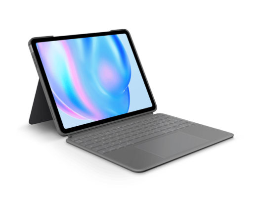 Logitech Combo Touch tastaturdeksel for iPad Air 13 (M2) (grå)