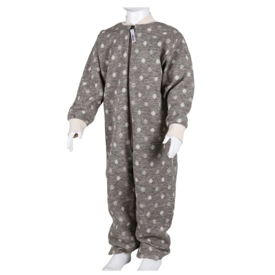 Kivat Ulldress Prikker Beige Melange 100 Kivat Ulldress Prikker Beige Melange 100