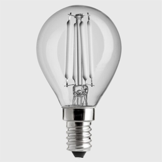 UNI WHITE Klot Klar E14 2W 2700K Dimbar