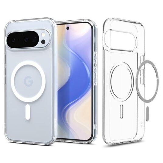 Spigen Ultra Hybrid MagSafe Mobildeksel for Google Pixel 10 Pro/10 Gjennomsiktig Hvit Spigen Ultra Hybrid MagSafe Mobildeksel for Google Pixel 10 Pro/10 Gjennomsiktig Hvit