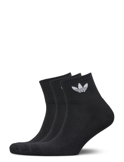 adidas Originals 1/4 Socks 3P - Black - 40-42