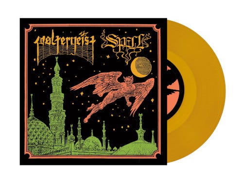 Spell, Pøltergeist  A Waxing Moon Over Babylon / Fall To Ruin  LP/Vinyl