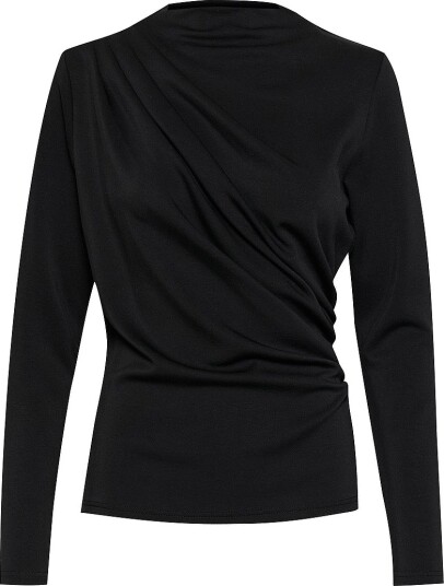 My Essential Wardrobe Topp HelleMW Blouse Svart