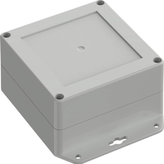 Tru Components TC 13865288 136,5 × 106,5 × 60,1 mm Polykarbonat Lysegrå