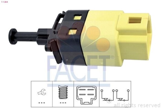 Bremselysbryter FACET 7.1264 Bremselysbryter FACET 7.1264