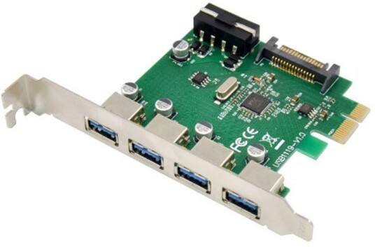 MICROCONNECT 4 t USB 3.0 PCIe card MICROCONNECT 4 t USB 3.0 PCIe card