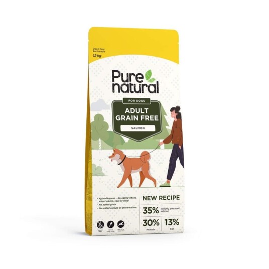 Purenatural Dog Adult Grain Free Salmon 12 kg 
