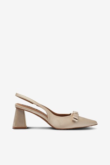 Bianco Sandaletter biaMaralyn Bow Slingback Satin Hvit