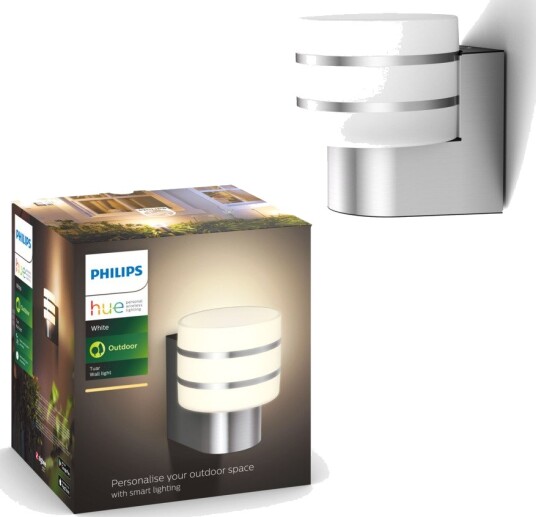 Philips Hue W Tuar Vegglampe 1x9.5W Sølv - 60043