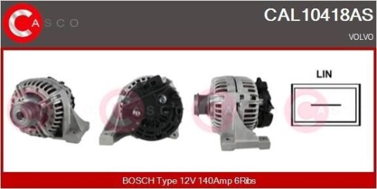 Dynamo CASCO CAL10418AS