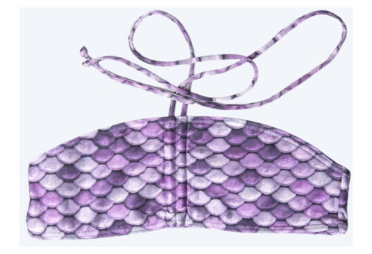Kuaki Mermaids bikinitopp til jenter Lilla Havfruehale topp Barn