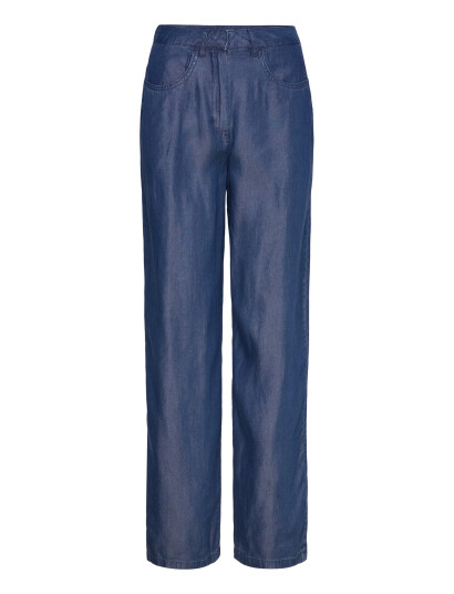 Selected Slfnoella Mw Wide Pant B Blue 40 Selected Slfnoella Mw Wide Pant B Blue 40