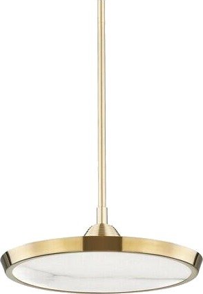 Hudson Valley Lighting Draper taklampe antikk messing 3616 AGB CE