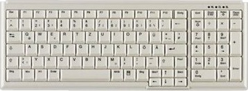 Contour Active Key Ak-7000 - Tastatur - Ps/2 - Usa - Lysegrå