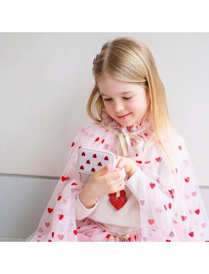 Mimi & Lula Jewellery Box   Heart Valentines   Red   ONE SIZE