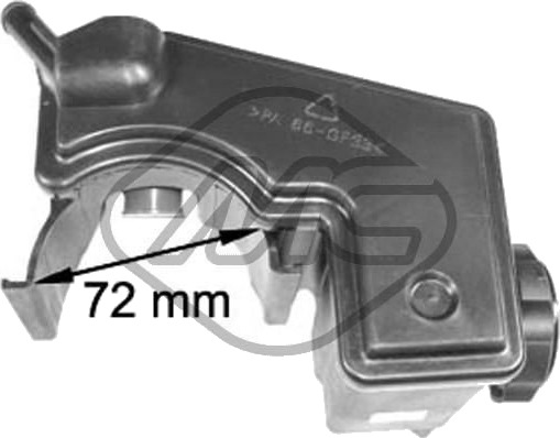 Utjevningsbeholder, hydraulikkolje-servostyring Metalcaucho 03777