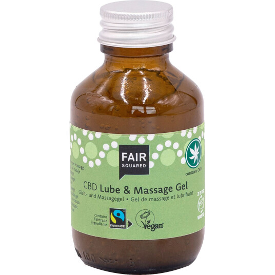 Glidemiddel Fair Squared CBD Massasje & Glidemiddel 100 ml.