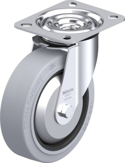 Blickle 653667 Le-Poev 125R-Sg-Fa Hjul, Hjuldiameter 125 Mm, Bæreevne Maks. 150 Kg, 1 Stk