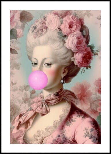 Marie Antoinette Bubblegum Plakat / 21x30