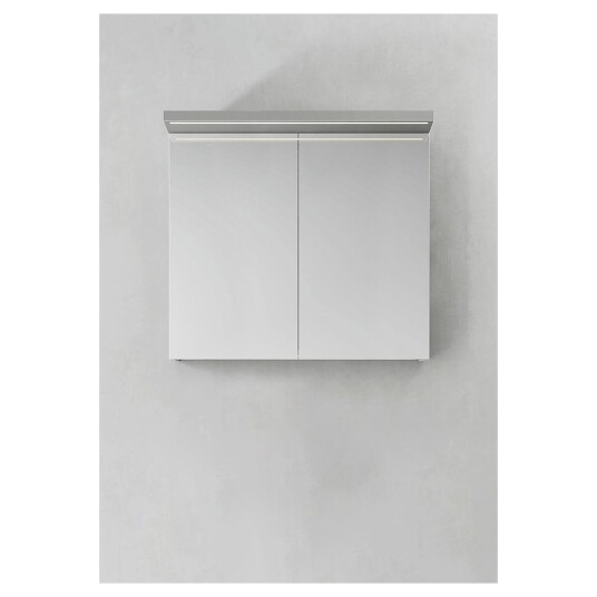 Hafa Store 800 Speilskap m/2 dører 80x73x24 cm Grå