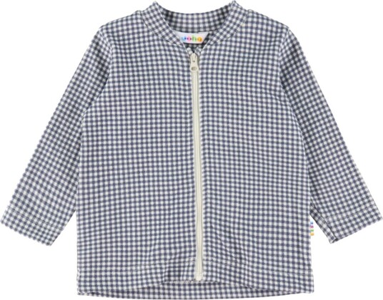 Joha Cardigan Mørkeblå m. Rute Joha 90 Cardigan Hvit