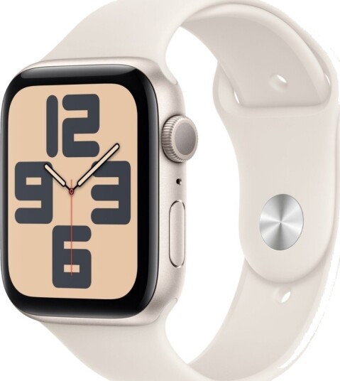 Apple Watch SE 2nd Gen 44mm GPS Starlight Alu/Starlight sport band M/L