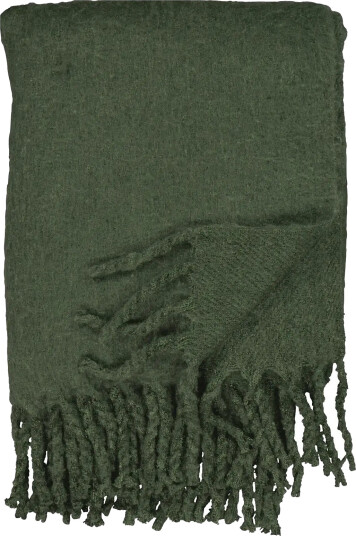 Noble House Blanket Tryggve - Khaki green - 125X150CM