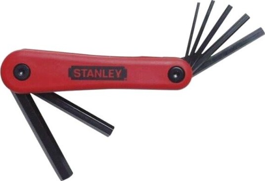 Stanley Outdoor Unbraconøkkelsett Stanley 4-69-261 Sammenfellbar, 7 Deler 1,5-6 mm