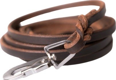 Leather Leash Pcp Hook 1.2 X 180 Brown